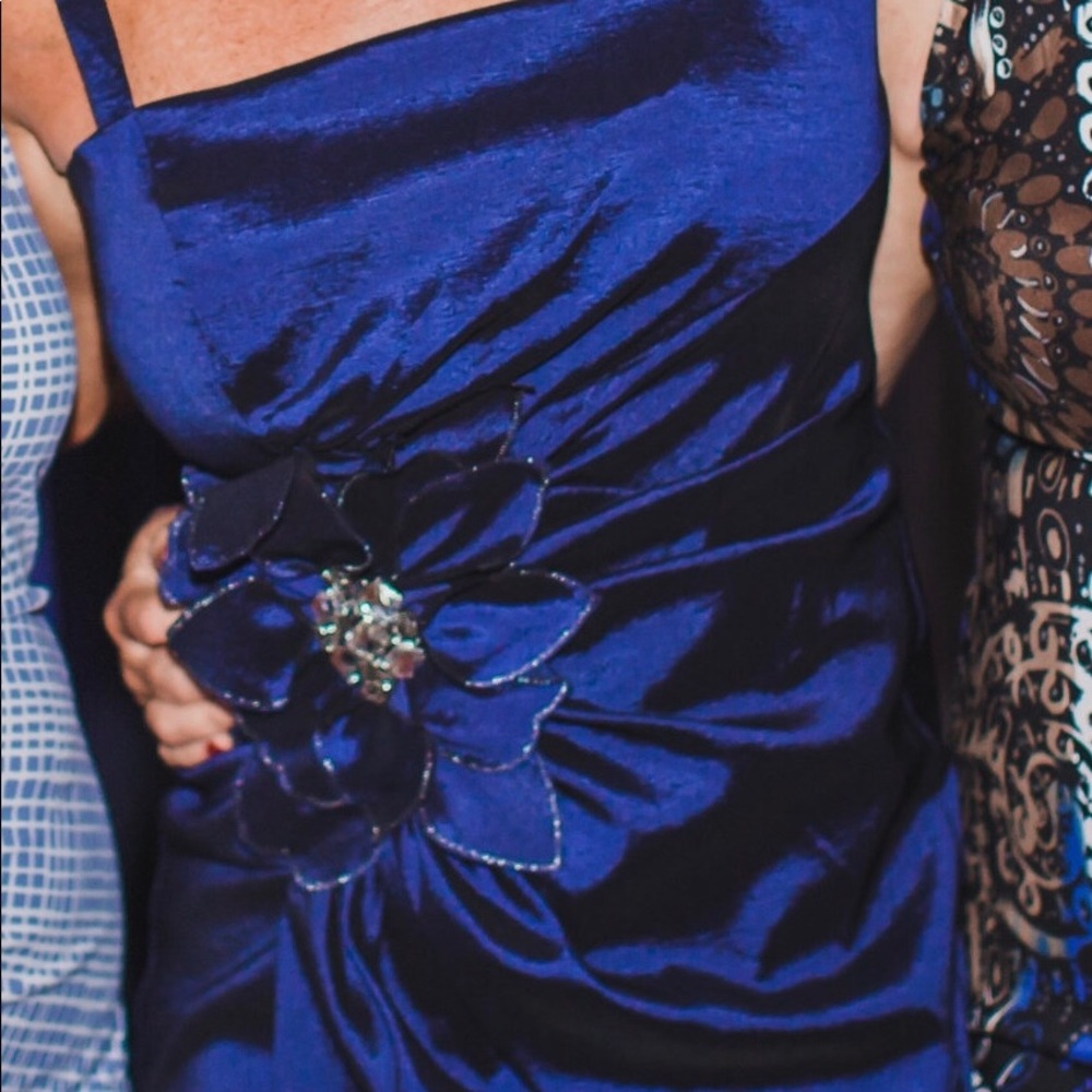 David’s Bridal R&M Brilliant Blue Worn Once